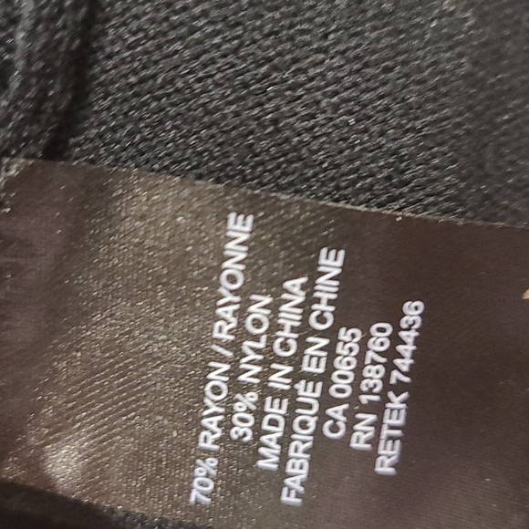 NWT RW & CO black & white knit fit and flare dress - Picture 3 of 5